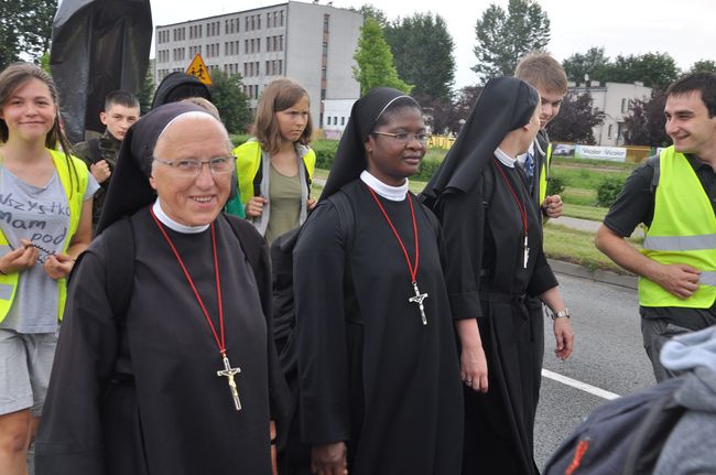 Wyjście pielgrzymki do Myśliborza