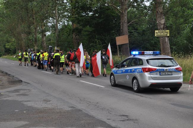 Wyjście pielgrzymki do Myśliborza