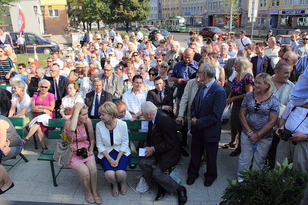 Odsłonięcie pomnika Anny Walentynowicz