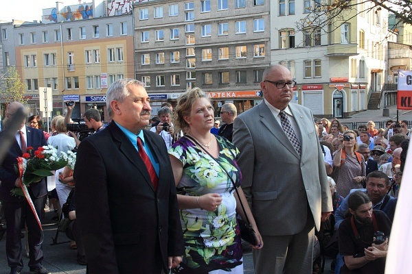 Odsłonięcie pomnika Anny Walentynowicz