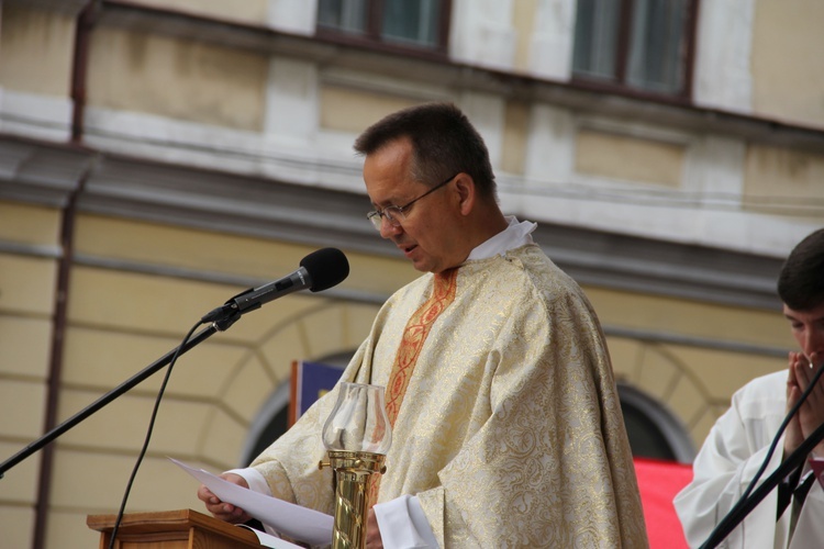 Msza św. na rozpoczęcie pielgrzymki