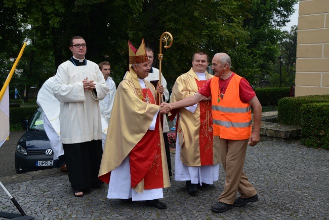 Pielgrzymkowy, mokry poniedziałek