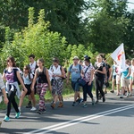 Pielgrzymka młodych w drodze