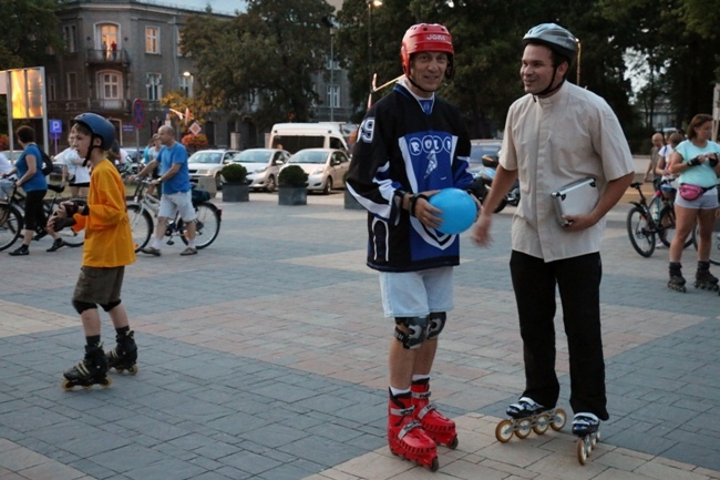 Pierwszy ŚDM-owy nightskating w Radomiu