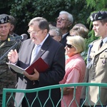 Odsłonięcie tablicy poświęconej Niezłomnym Żolnierzom - Sybirakom