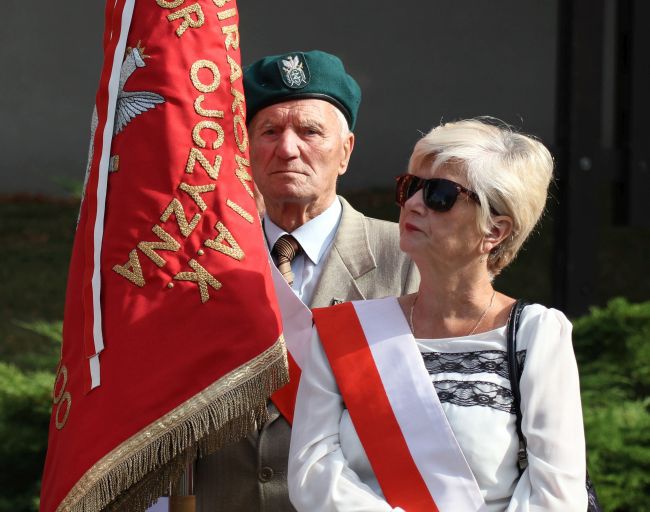 Odsłonięcie tablicy poświęconej Niezłomnym Żolnierzom - Sybirakom