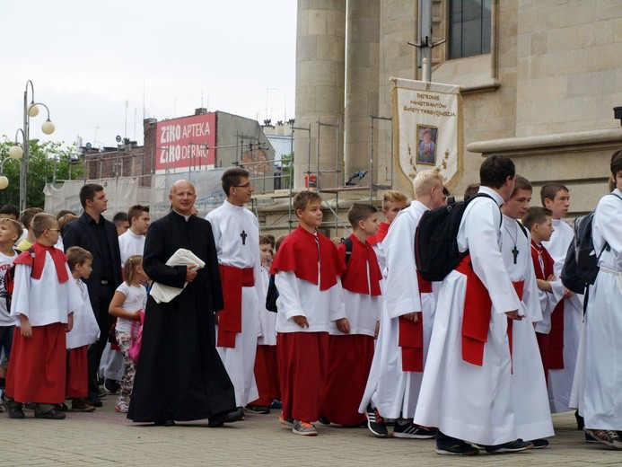 Pielgrzymka Ministrantów do katedry Chrystusa Króla w Katowicach