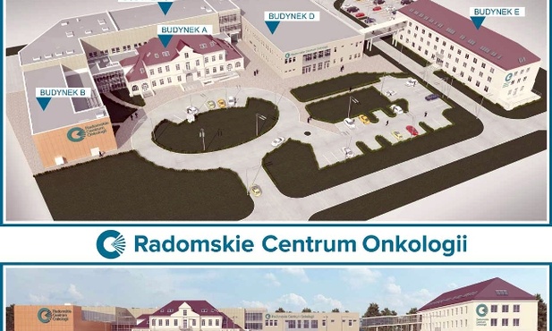 Makieta Centrum Onkologii Ziemi Radomskiej