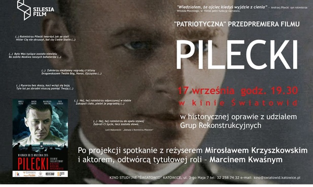 Przedpremiera filmu "Pilecki" w kinie "Światowid", Katowice, 17 września