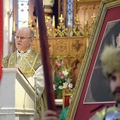Liturgii przewodniczył ks. Edward Poniewierski, kanclerz Kurii Biskupiej