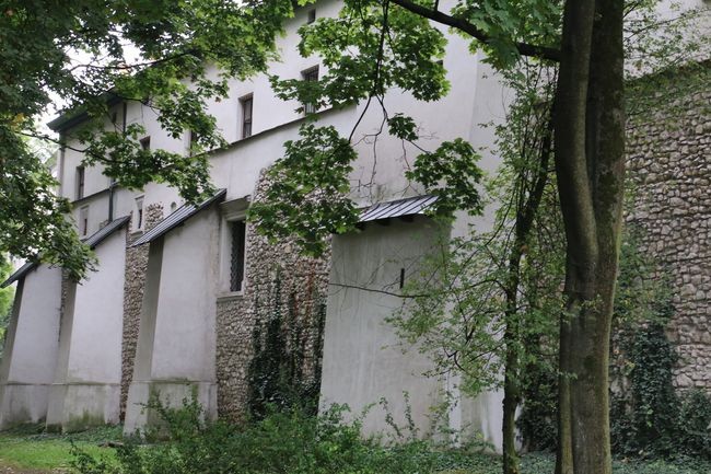 Renowacja murów klasztoru bernardynek w Krakowie