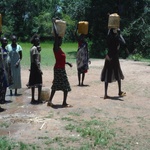 Wioska Ayem w Sudanie Południowym