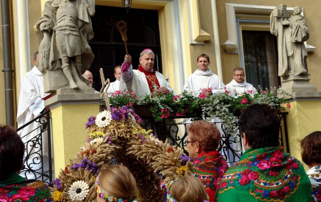 Dożynki diecezjalne w Rudach