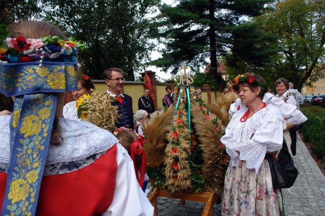 Dożynki diecezjalne w Rudach