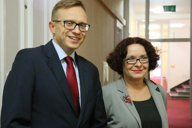 Elżebieta Kruk i Artur Soboń