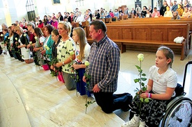 Zjazd Dziecięcych i Młodzieżowych Kół Różańcowych w parafii św. Faustyny na Białołęce