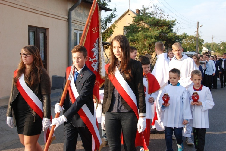 Symbole ŚDM w Bedlnie