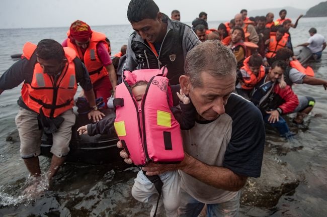 Uchodźcy na Lesbos