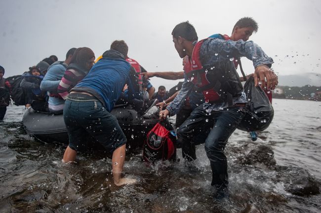 Uchodźcy na Lesbos