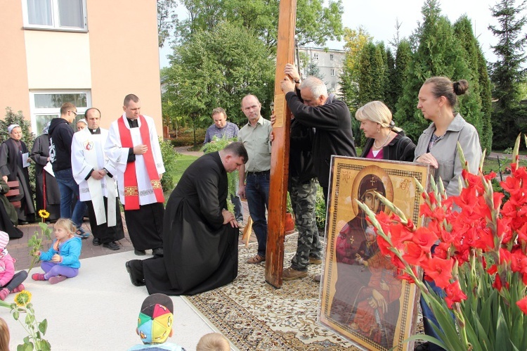 Symbole ŚDM w Domu Kapłana Seniora