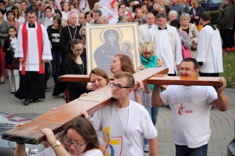 Symbole ŚDM w Sochaczewie