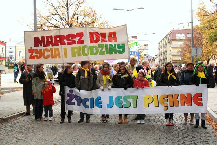 Marsz dla życia w Gorlicach