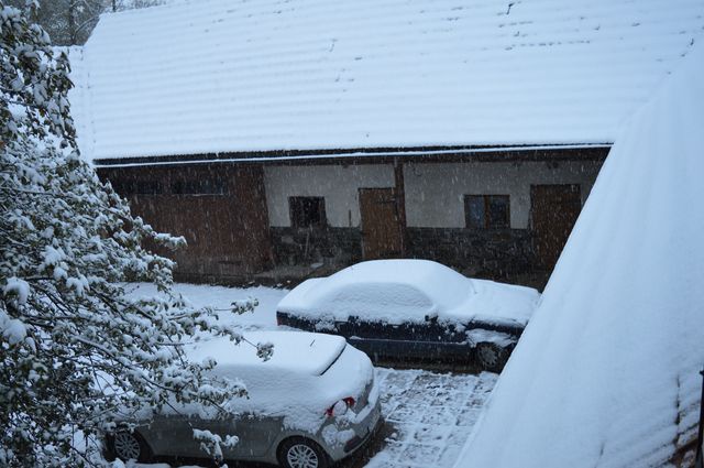 Zimowy poranek na Podhalu