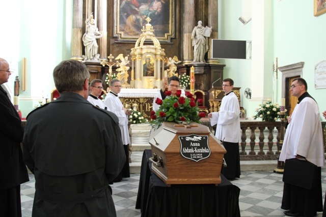 Ostatnie pożegnanie śp. Anny Abdank-Kozubskiej