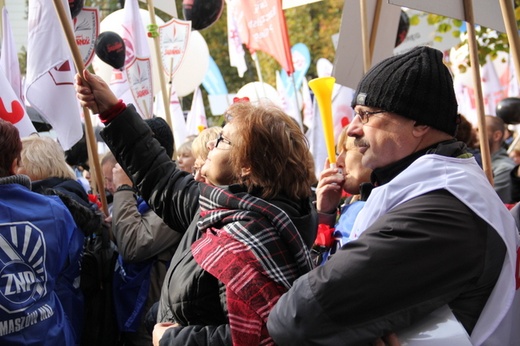 Protest nauczycieli