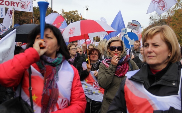 Protest nauczycieli