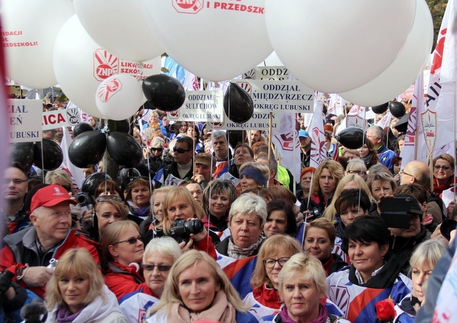 Protest nauczycieli