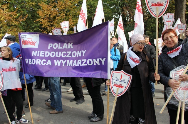 Protest nauczycieli