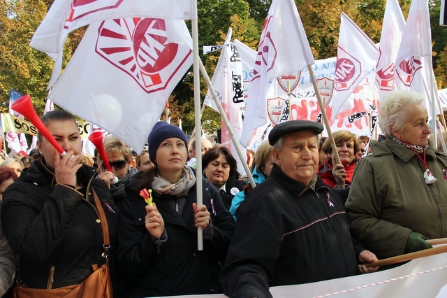 Protest nauczycieli