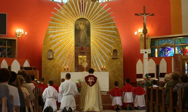 Czuwanie rozpoczyna się nabożeństwem do Bożego Miłosierdzia