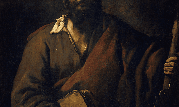 José de Ribera  „Św. Szymon”  olej na płótnie, ok. 1630 Muzeum Prado, Madryt