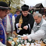 Procesja różańcowa z relikwiami św. Jana Pawła II w Szczawnicy 