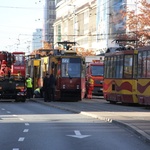 Wypadek w centrum Warszawy