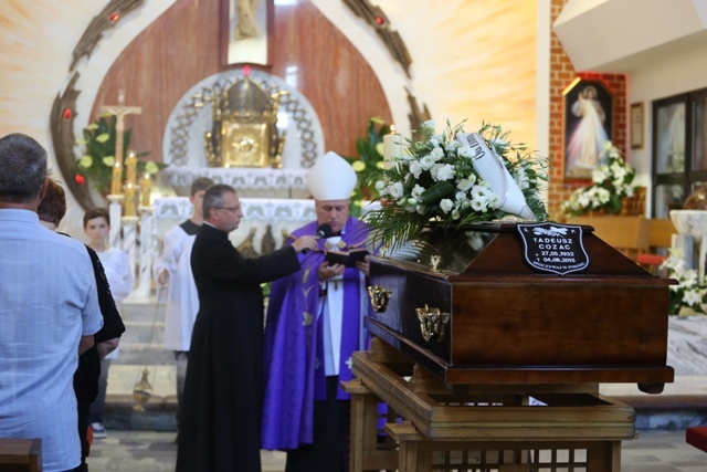 Ostatnie pożegnanie śp. Tadeusza Cozaca