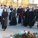 Z Krzyżem w byłym KL Birkenau