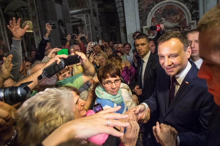 Andrzej Duda w Watykanie - cz. 1