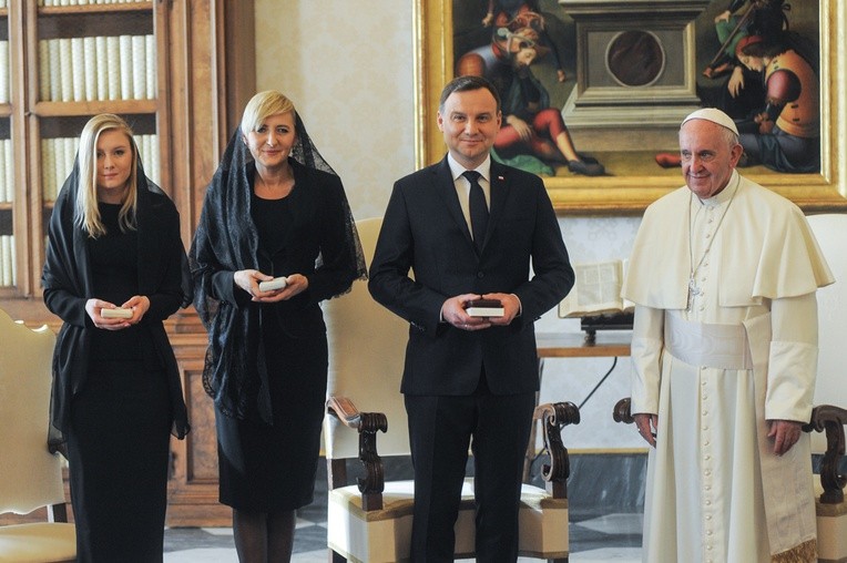 Andrzej Duda  w Watykanie - cz. 2