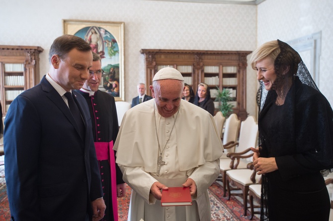 Andrzej Duda  w Watykanie - cz. 2