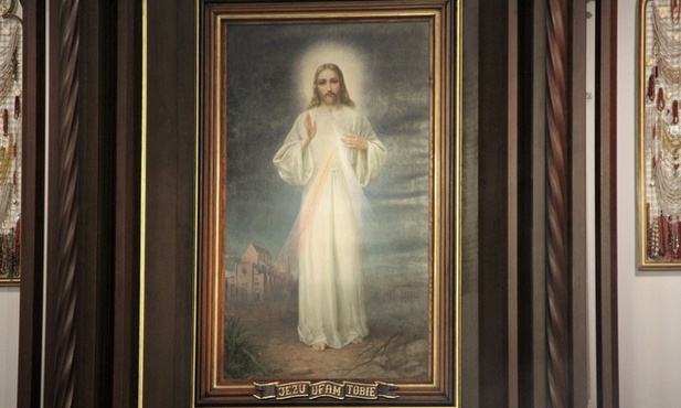 Obraz Jezusa Miłosiernego w praskiej katedrze