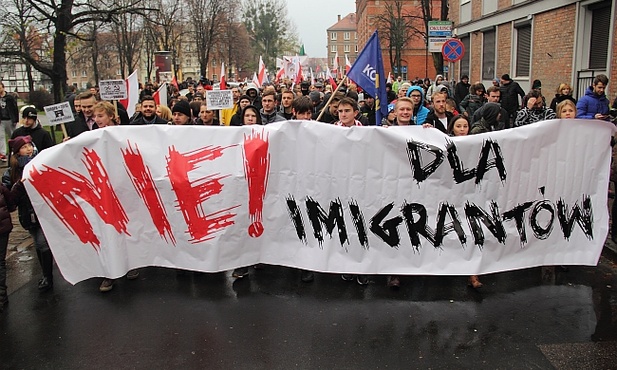 Gdańsk zaprotestował przeciwko imigrantom 