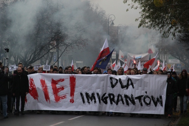 Dwie manifestacje antyimigracyjne w Gdańsku