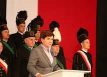 Premier Beata Szydło podczas spotkania z górnikami
