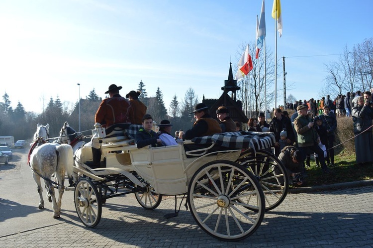 Koniarze u Gaździny Podhala 