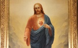Obraz Jezusa Miłosiernego w bazylice NSJ przy ul. Kawęczyńskiej 53, która jest jest jednym w kościołów stacyjnych roku jubileuszowego