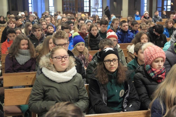 Symbole ŚDM u rumskich salezjanów