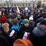 Demonstarnci w Lublinie